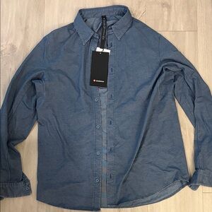 lululemon Denim Blue Casual Shirt